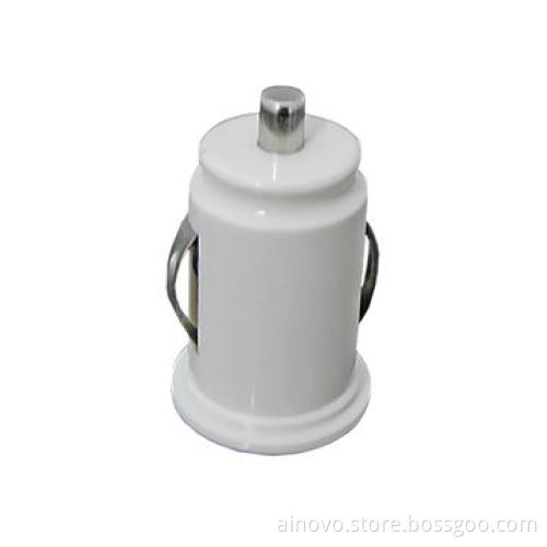 Dual USB Car Charger for iPhone, iPad, iPod, 5V 2A, Small in Size